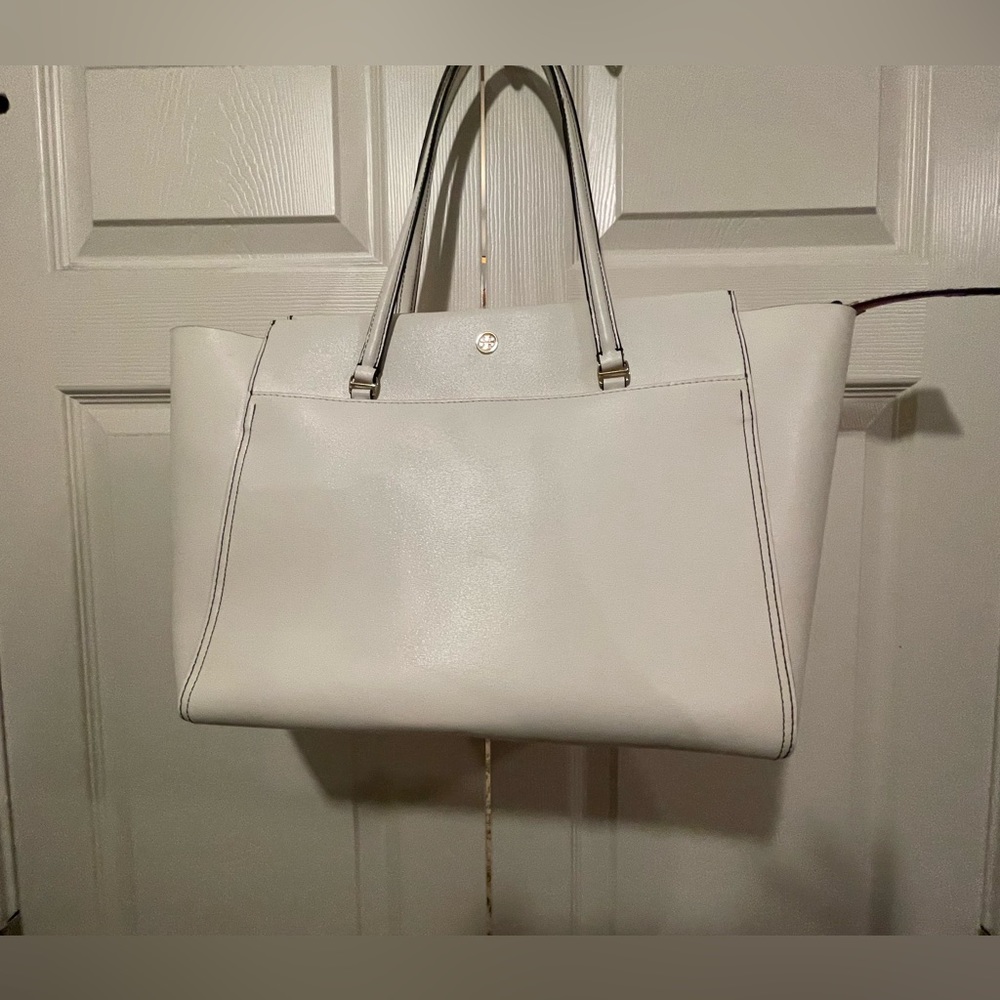 Tory Burch Large White Handbag
